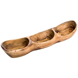 3 section Rustic Appetizer Tray – AGT 043 section Rustic Appetizer Tray – AGT 04