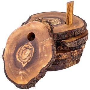 Tree trunk coasters – STN 01Tree trunk coasters – STN 01