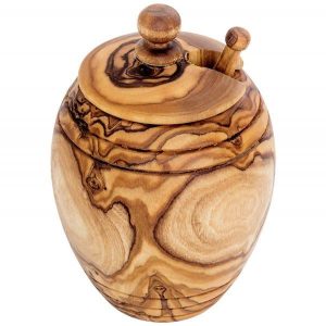 Barrel honey pot and honey dipper set – PMB 01 (Large)Barrel honey pot and honey dipper set – PMB 01 (Large)
