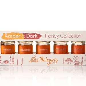 Gift Box Amber & Dark Honey Collection 5X40gGift Box Amber & Dark Honey Collection 5X40g