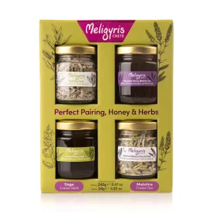 Set Of 2X120 Gr Honey (240gr) & Herbs (24gr)Set Of 2X120 Gr Honey (240gr) & Herbs (24gr)