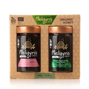 Set Organic Honey Gift Box 2x270grSet Organic Honey Gift Box 2x270gr