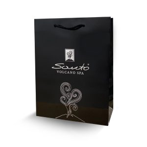 Santo Volcano Spa luxury gift bag - BlackSanto Volcano Spa luxury gift bag - Black